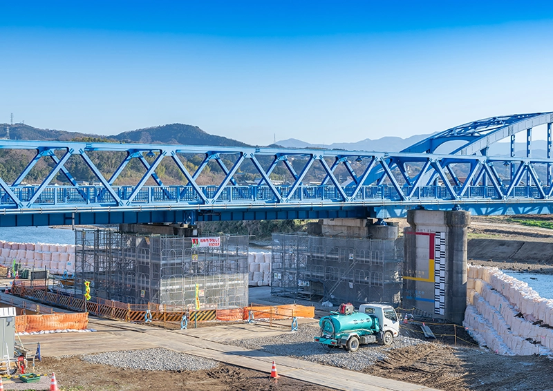 橋台・橋脚型枠工事